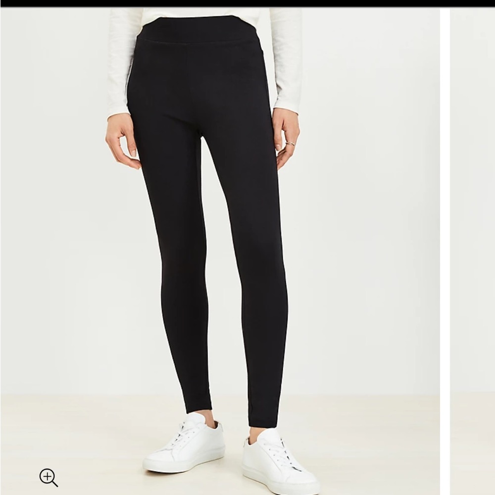 LOFT Ponte Leggings size L Brand New